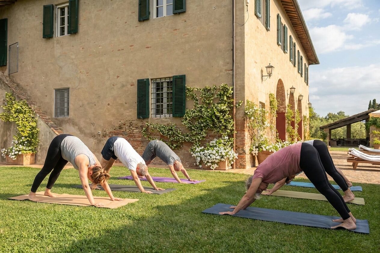 40°, 50°, 60° Compleanno: Yoga e Vino in Toscana
